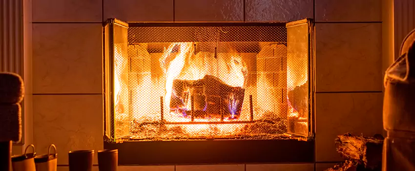 Mendota Hearth Landscape Fireplace Installation in Benton, Arkansas